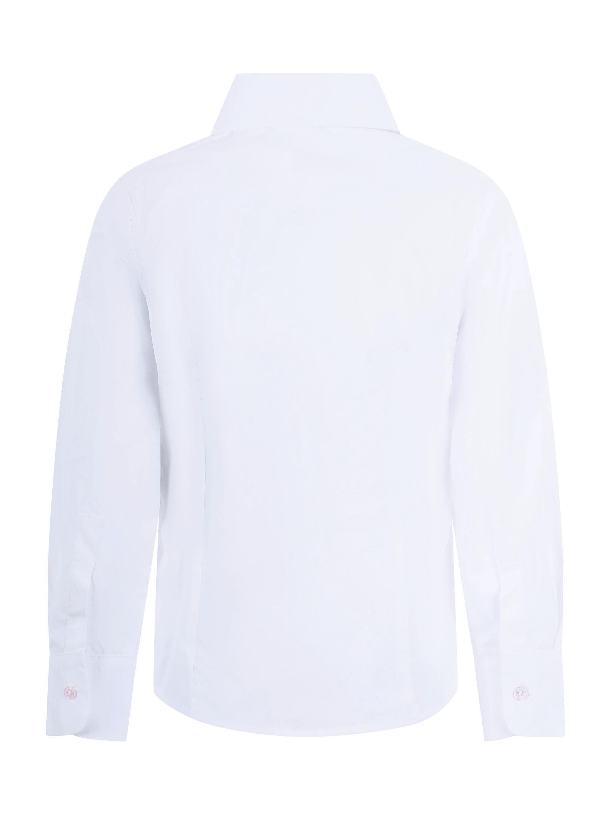 Camicia per bambino Balmain Kids bianca con colletto classico BY5P20 P0562 100BC BALMAIN KIDS