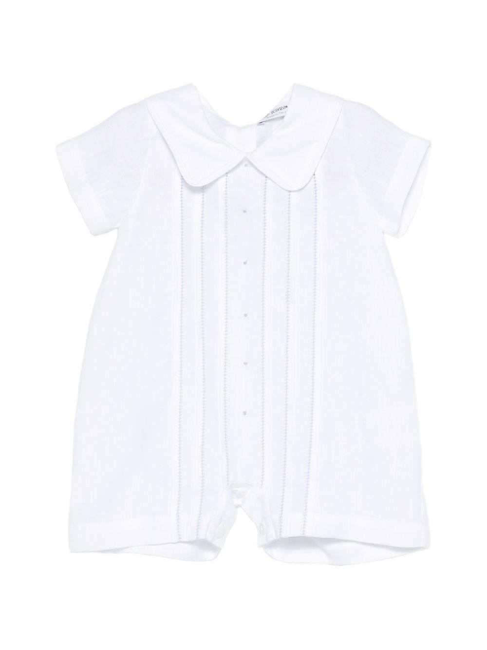 Tutina per neonato JESURUM BABY bianca con colletto alla Peter Pan MEFISTO VAR.67 JESURUM