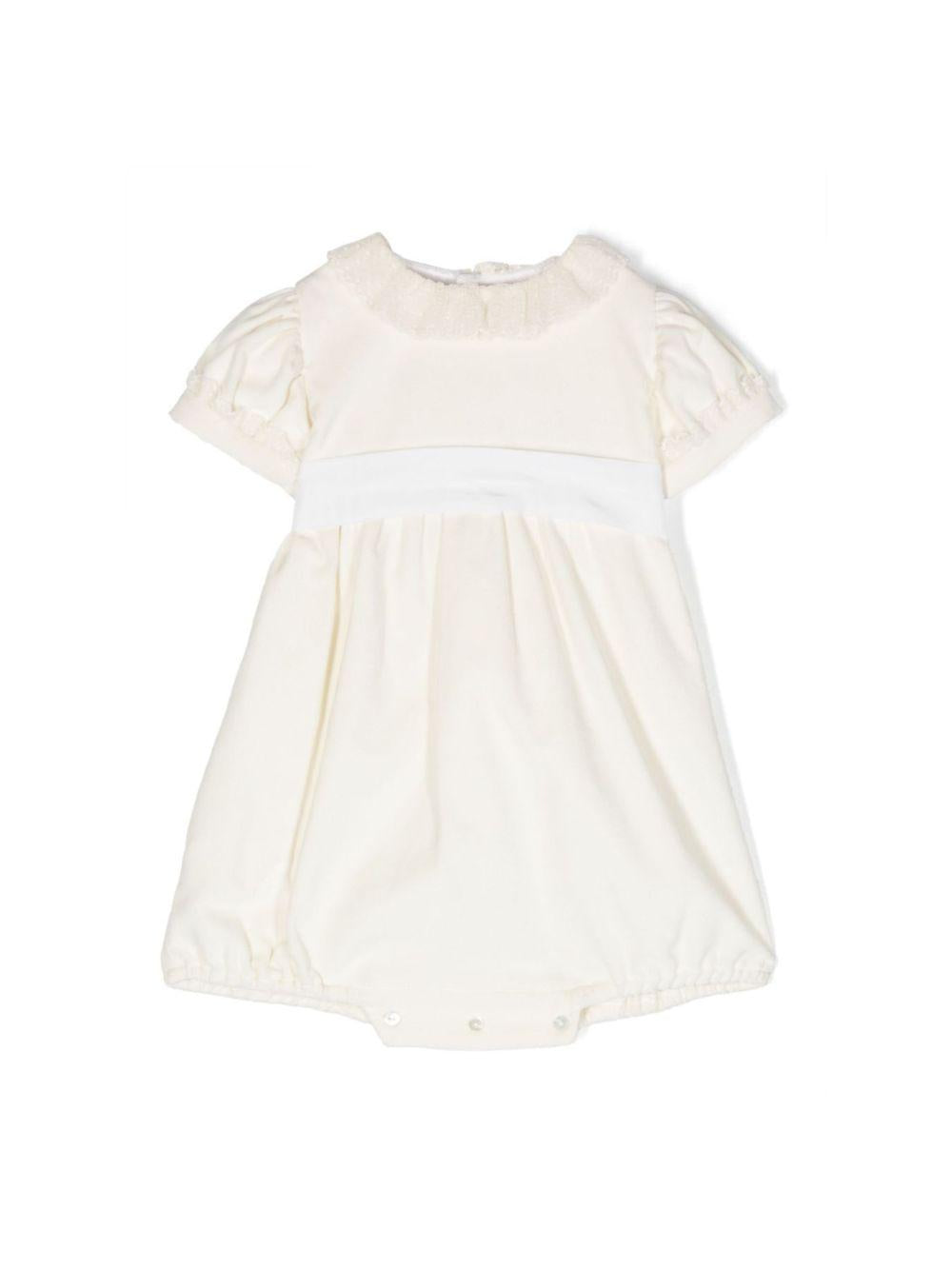 Tutina per neonata Mariella Ferrari bianco con fiocco ABM11MCT 037 MARIELLA FERRARI