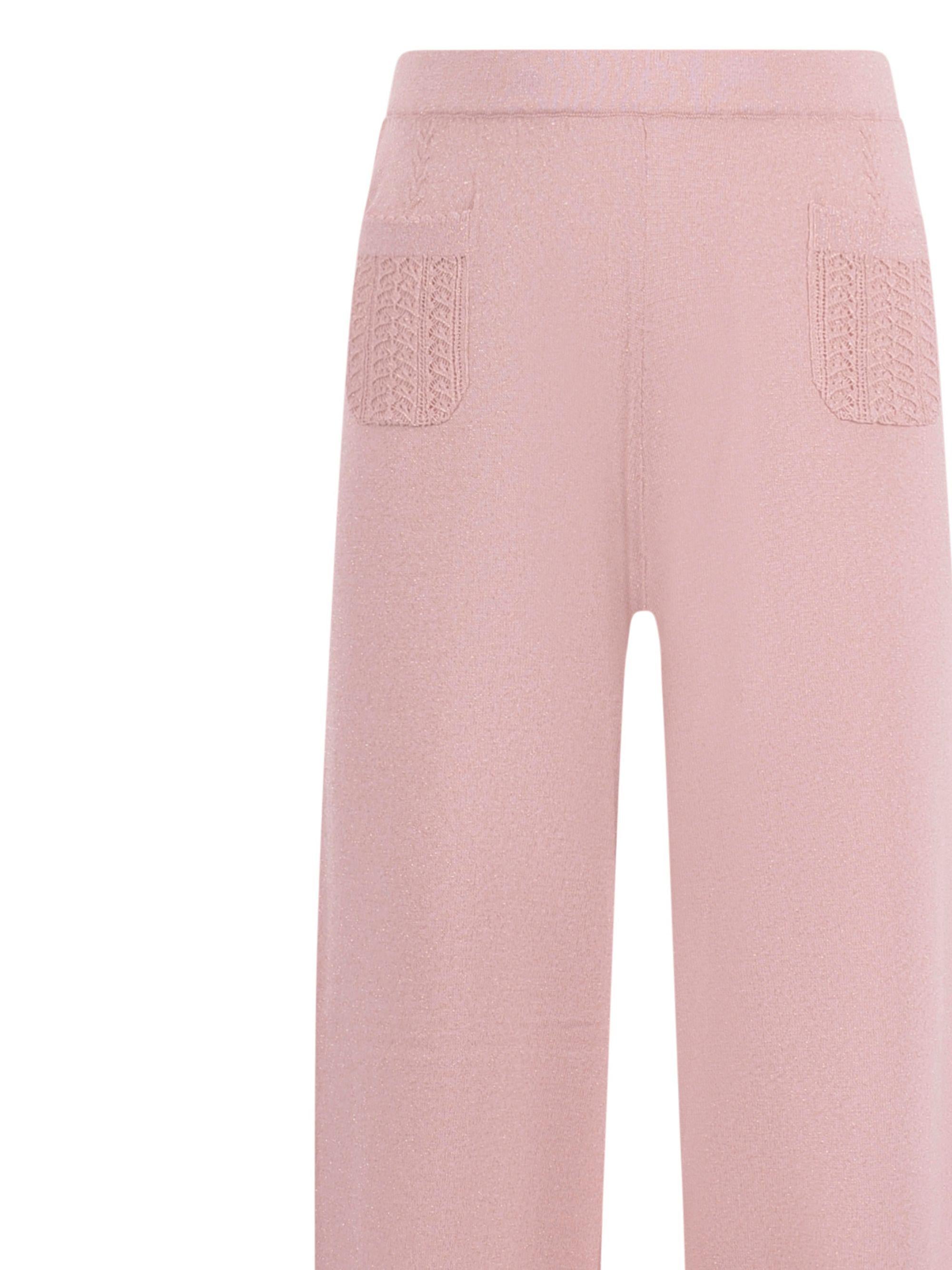 Pantaloni per bambina Emporio Armani Kids rosa con due tasche posteriori EG000781 AF22791 U4013 EMPORIO ARMANI KIDS