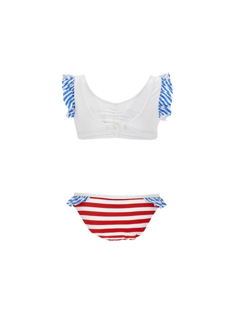 Bikini per bambina Monnalisa x Sanrio Hello Kitty a righe 19G000 7050 4499 MONNALISA