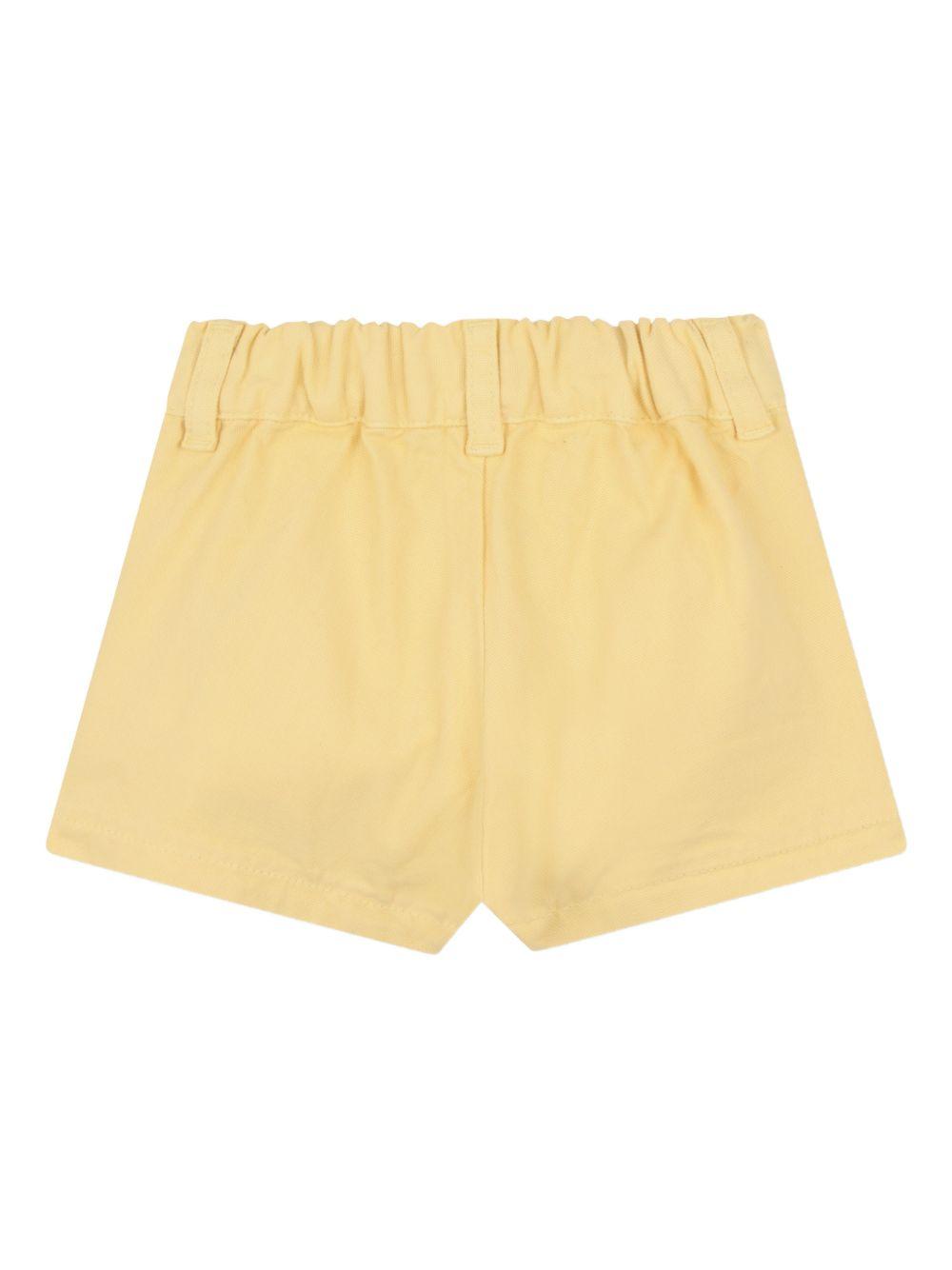 Bermuda per neonata Chloé Kids giallo con pieghe C20911 52A CHLOE' KIDS