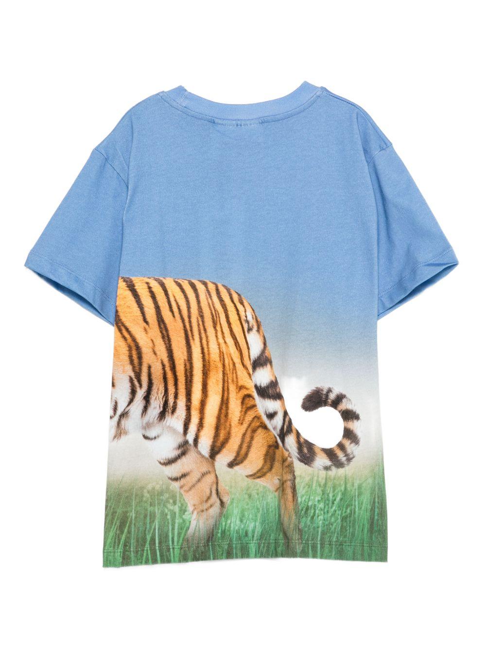 T-shirt Rubin per bambino Molo multicolor con stampa tigre 1S26A217 9862 MOLO