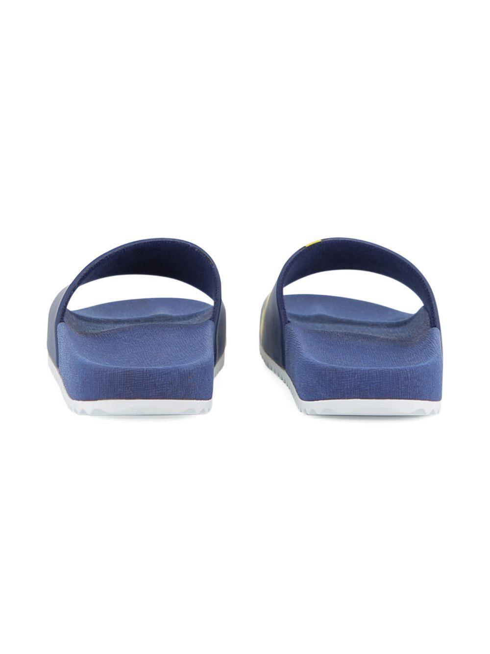 Sandali slides per bambino Kenzo Kids blu con logo K61829 84N KENZO KIDS