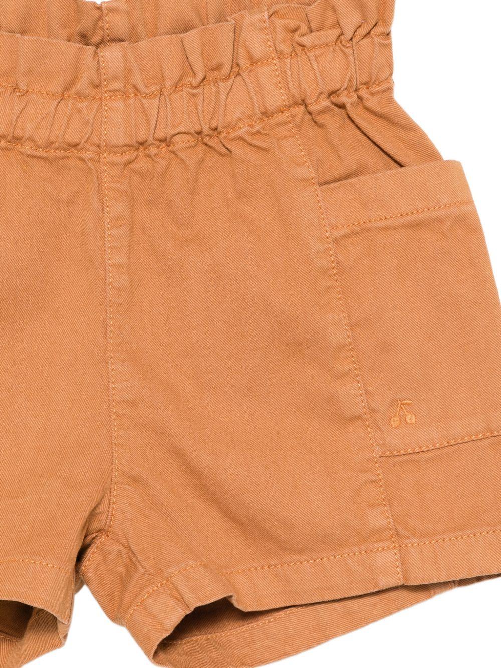 Shorts Nougat per neonato Bonpoint marroni con vita elasticizzata S06XBEW00006 066B BONPOINT