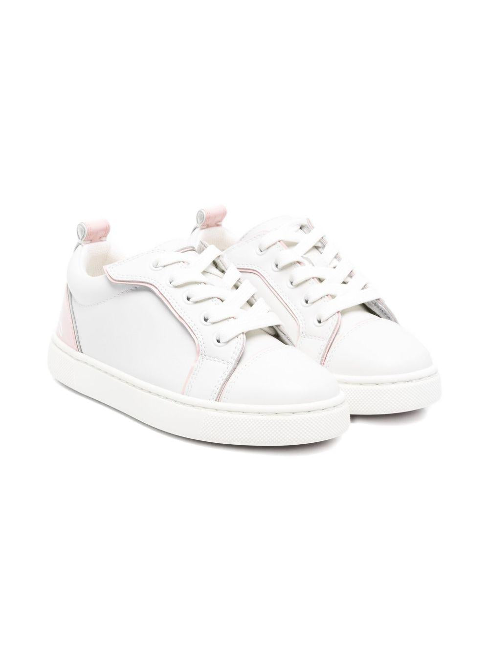 Sneakers Funnyto per bambini Christian Louboutin Kids bianco con inserti 3230558 T558 CHRISTIAN LOUBOUTIN KIDS