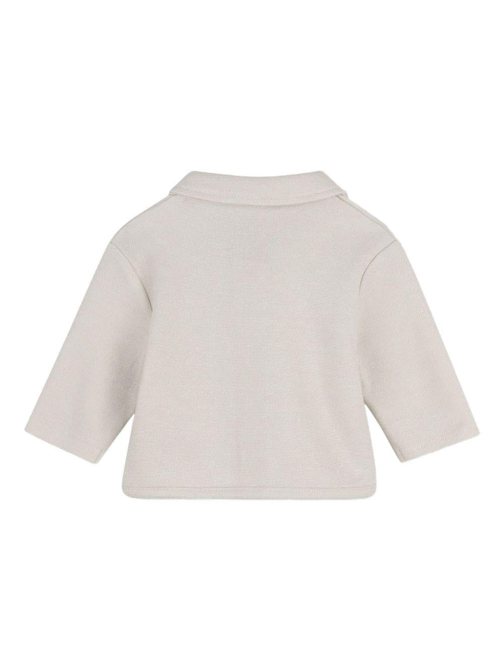 Set t-shirt, giacca e gonna per neonata Michael Kors Kids beige con design svasato R30546 215 MICHAEL KORS KIDS