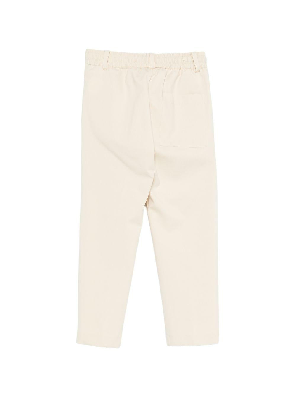Pantaloni per bambino Paolo Pecora Kids beige con coulisse PP4244 SABBIA PAOLO PECORA KIDS