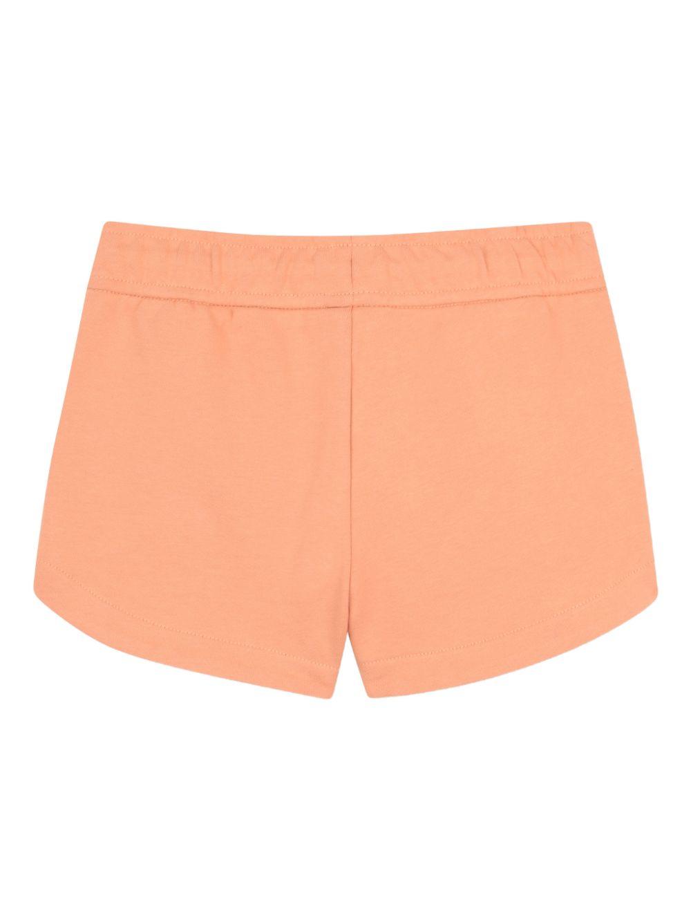 Shorts per bambina Chloé Kids arancione con coulisse C20846 43A CHLOE' KIDS