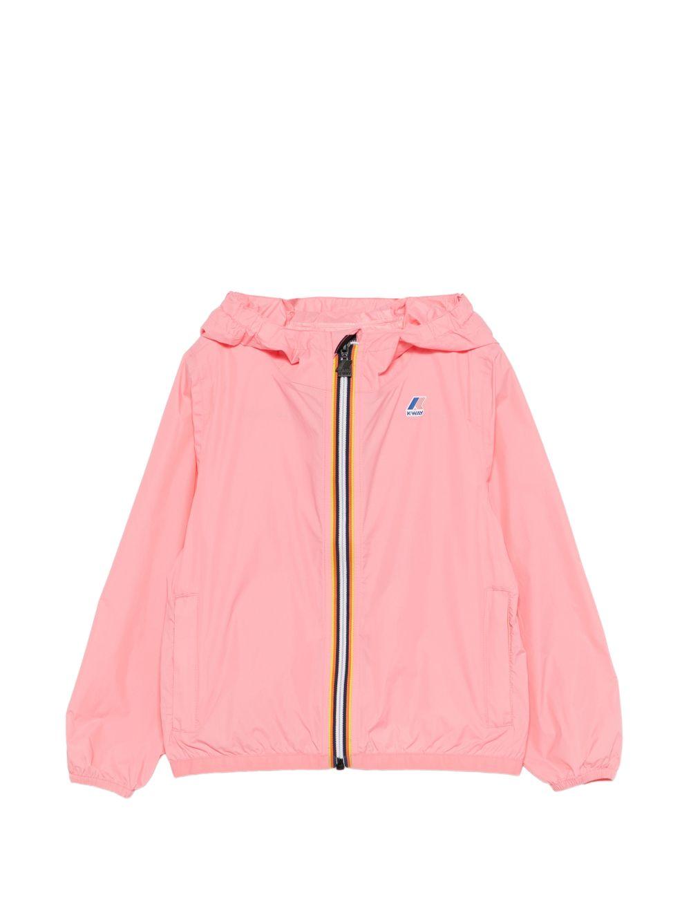 Giubbino per bambina K-Way Kids rosa con cerniera K61336W Q28 K-WAY KIDS