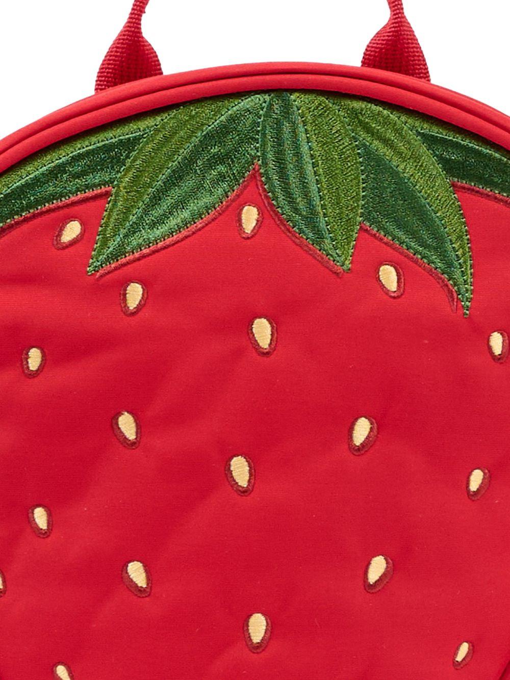Zaino per bambina Konges Sløjd rosso a forma di fragola KS104440 STRAWBERRY KONGES SLOJD