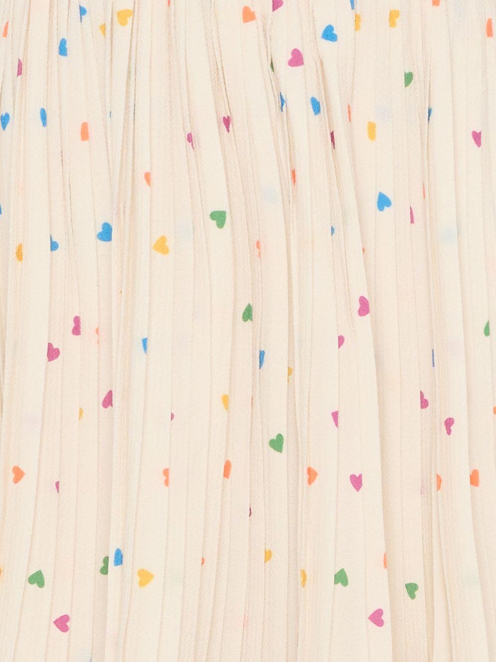 Gonna per bambina Molo avorio con stampa cuoricini all-over 2S26D108 9537 MOLO