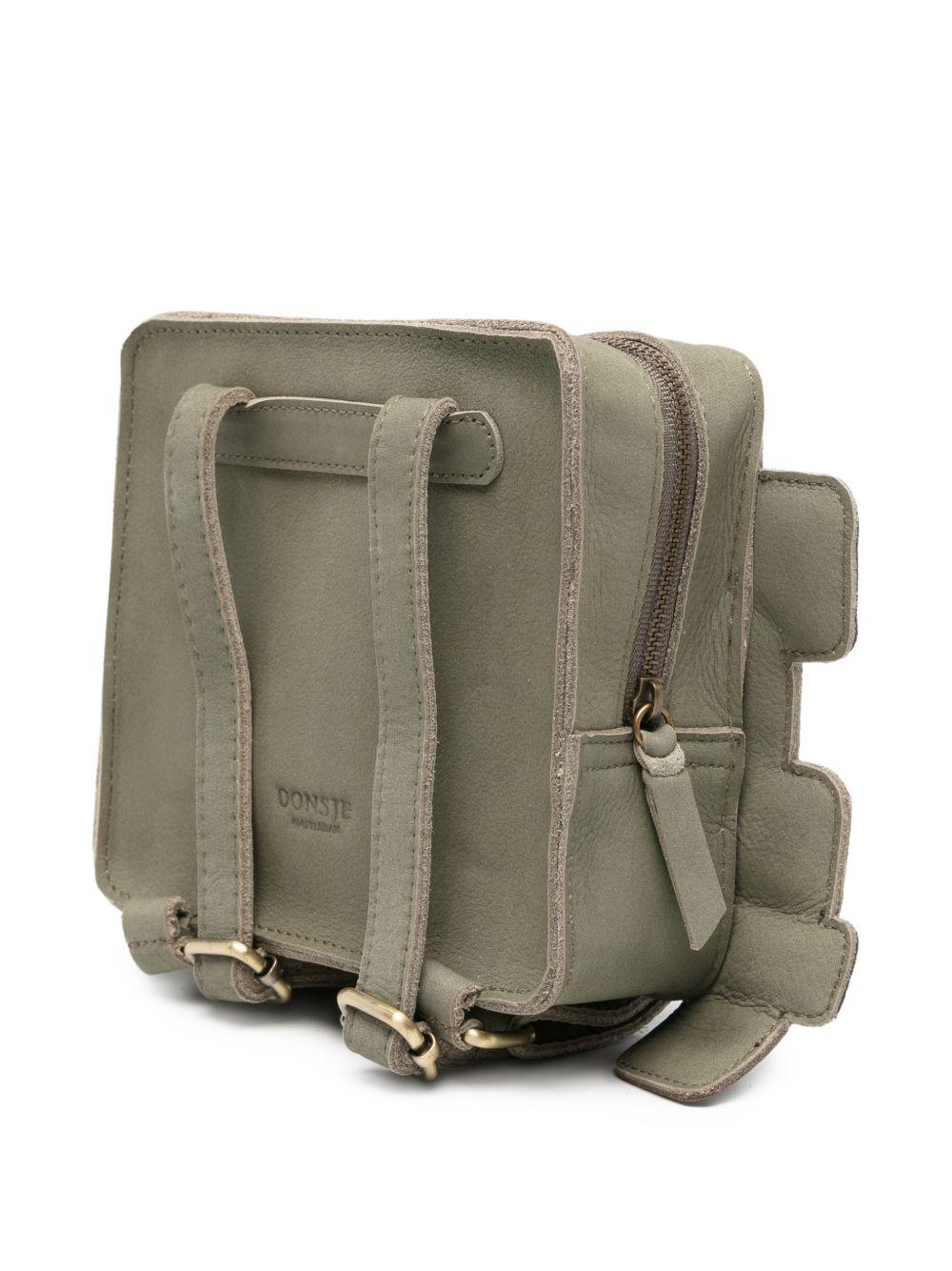 Zaino per bambino Donsje verde con dettaglio automobile 5520402 NL126 DONSJE