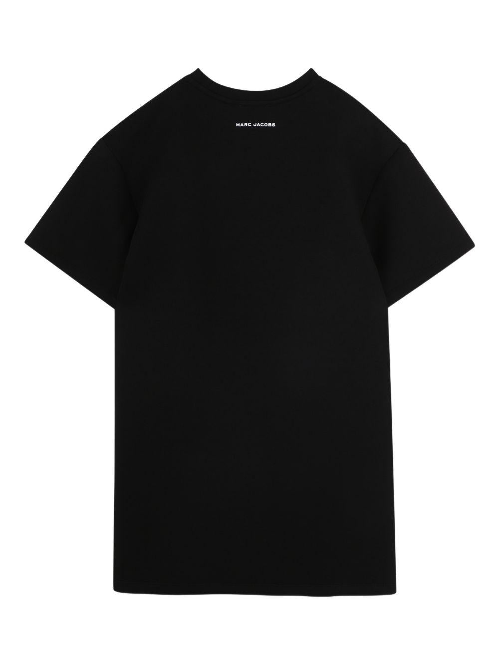 Abito per bambina The Marc Jacobs Kids nero con dettagli ricamati W60710 09B THE MARC JACOBS KIDS