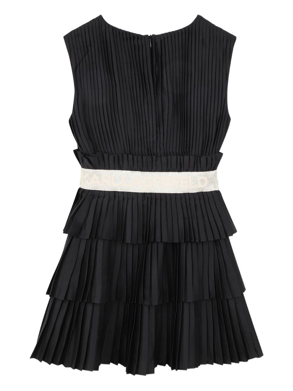 Abito per bambina Karl Lagerfeld Kids nero senza maniche Z31144 09B KARL LAGERFELD KIDS