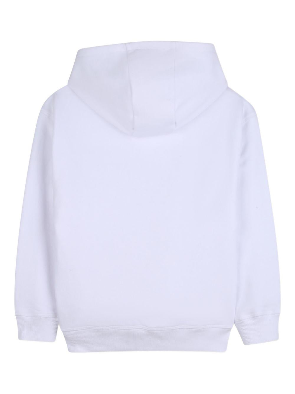 Felpa per bambino Hugo Kids bianca con logo sul davanti G01007 10P Hugo