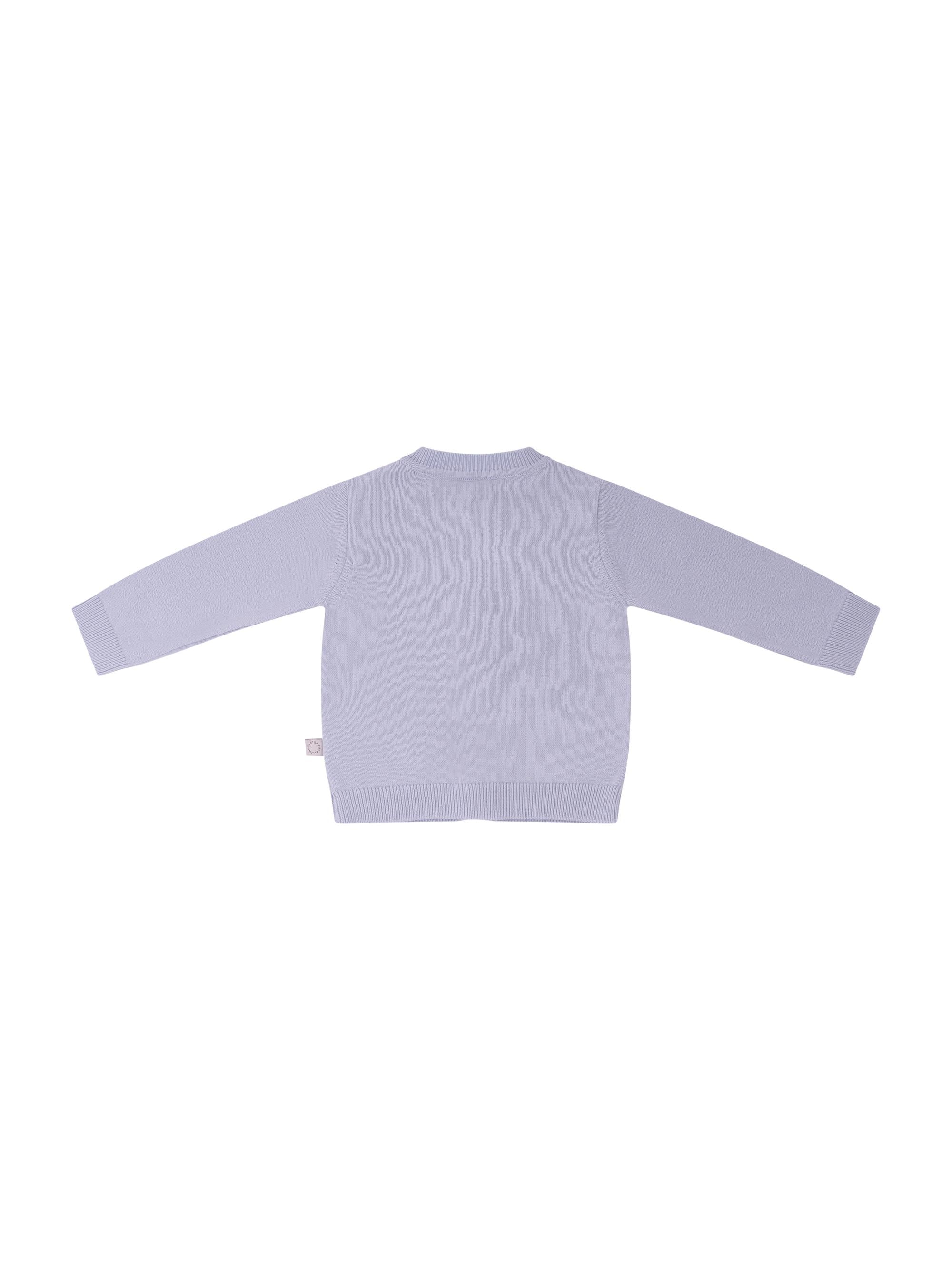 Cardigan per neonato Stella McCartney Kids azzurro con ricamo palle da tennis TY9510 Z2423 602 STELLA McCARTNEY KIDS
