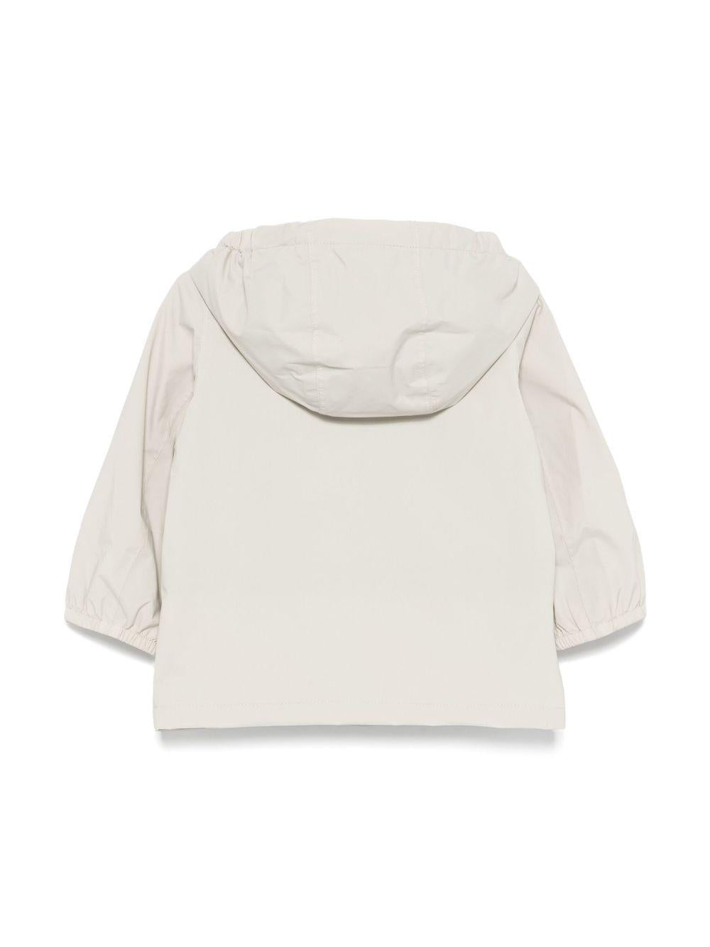 Giacca per neonati K Way Kids beige con cappuccio K4136IW 634 K-WAY KIDS