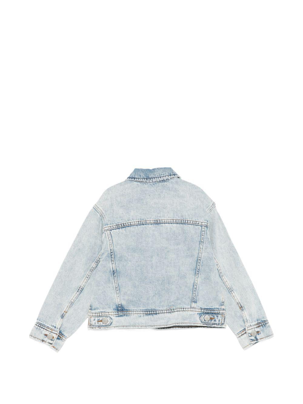 Giacca per bambino Molo Hipolito in denim con bottoni 5S26M301 5457 MOLO