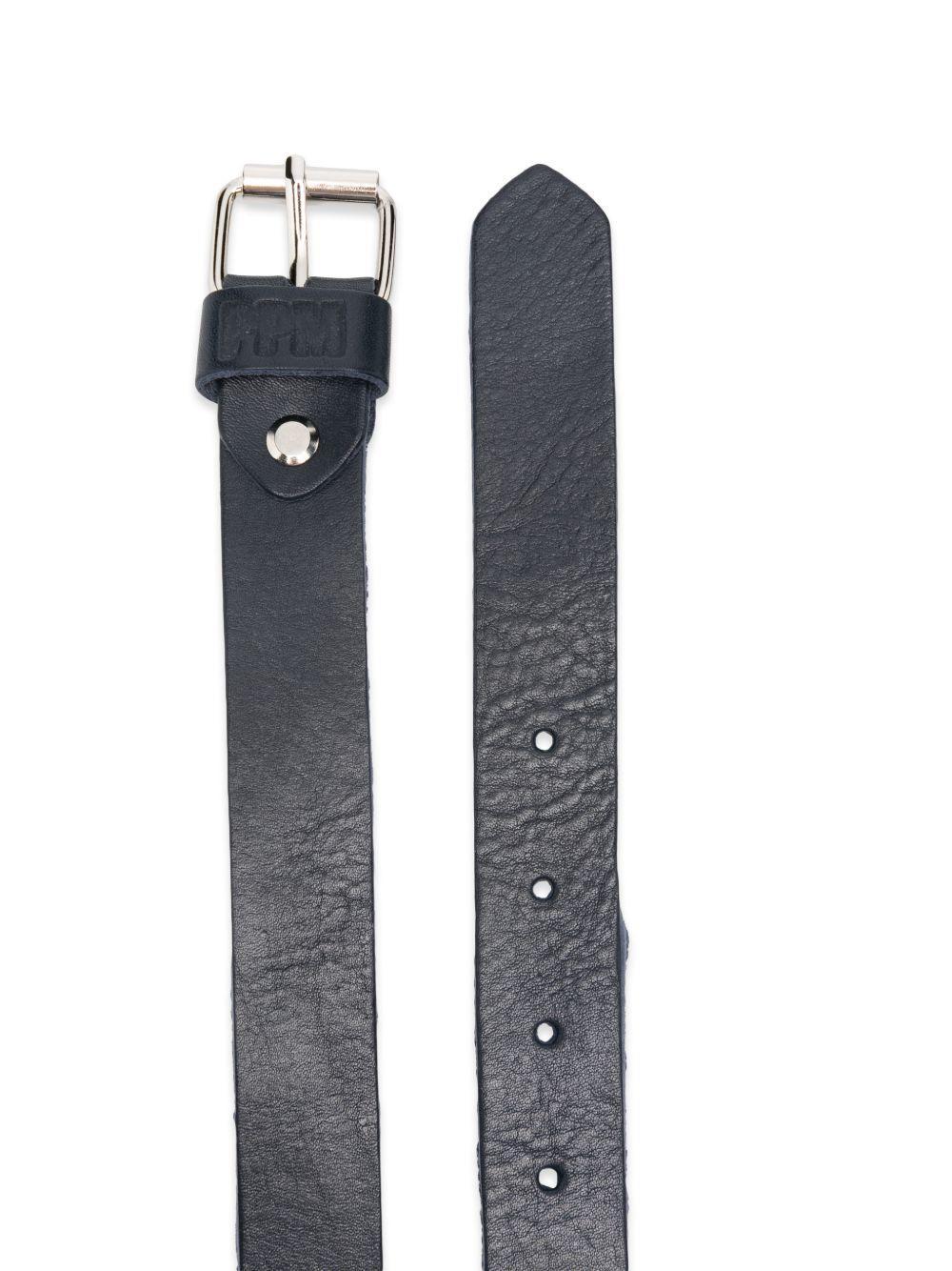 Cintura per bambino Paolo Pecora Kids blu in pelle con fibbia PP4376 BLU PAOLO PECORA KIDS