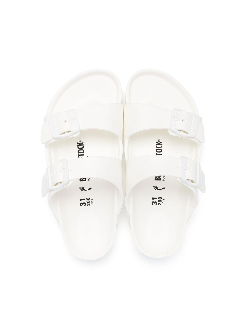 Sandali per bambini Birkenstock Kids bianchi con doppia fibbia 1018941 WHITE BIRKENSTOCK