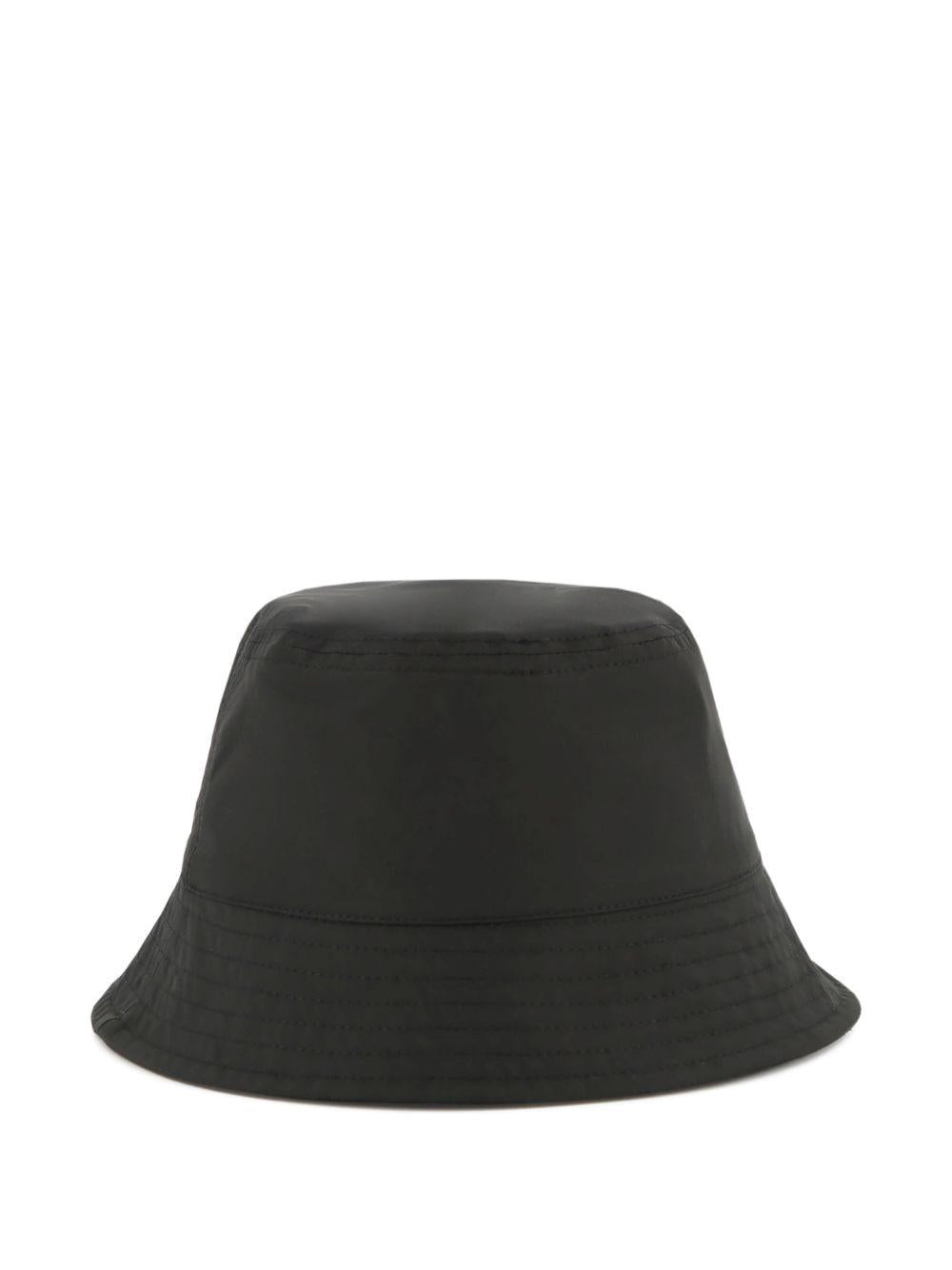 Cappello bucket per bambino BOSS Kids nero con stampa J53113 09B BOSS KIDS