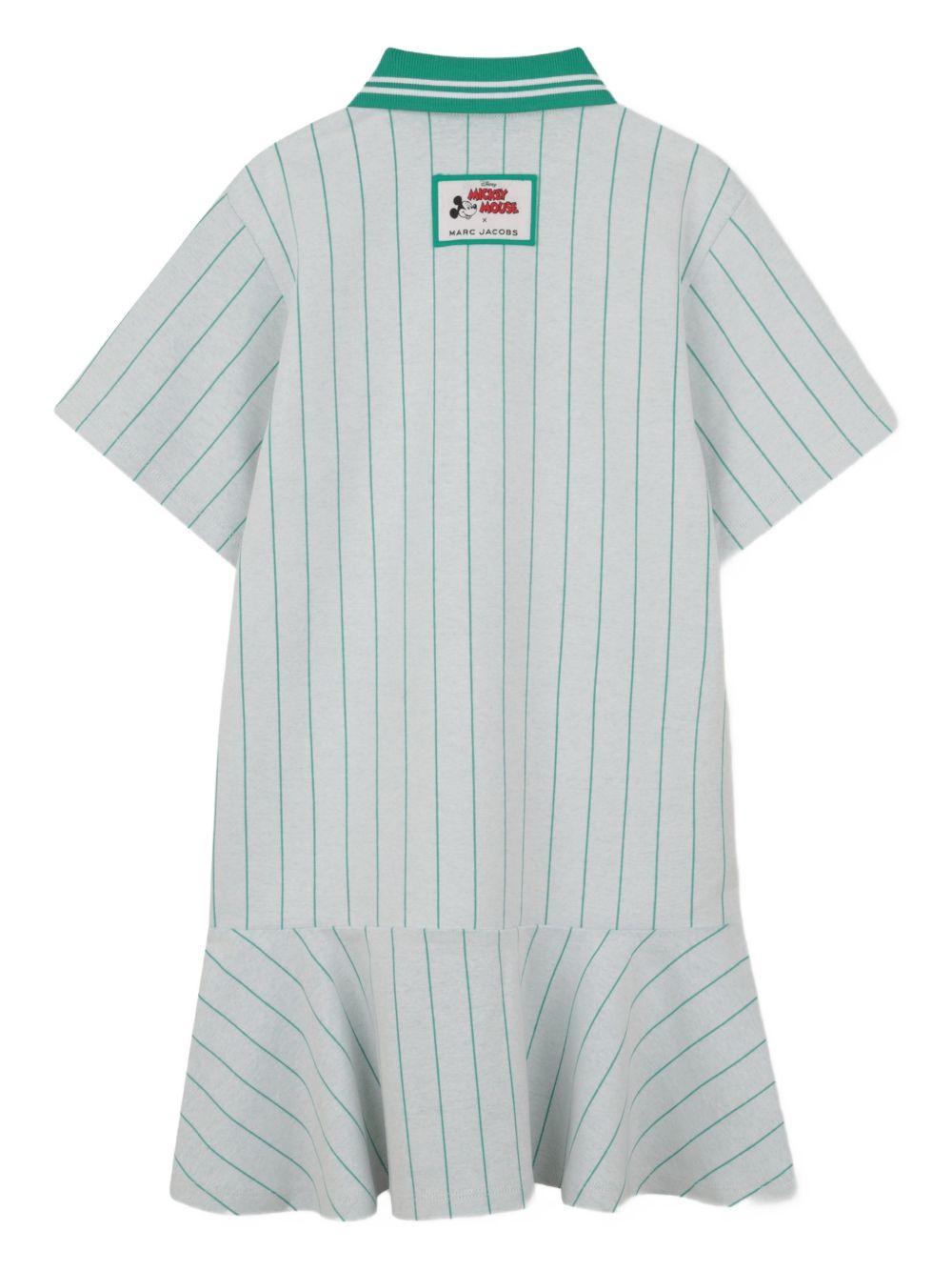 Abito per bambina The Marc Jacobs Kids x Disney grigio a righe con ruches W60716 126 THE MARC JACOBS KIDS