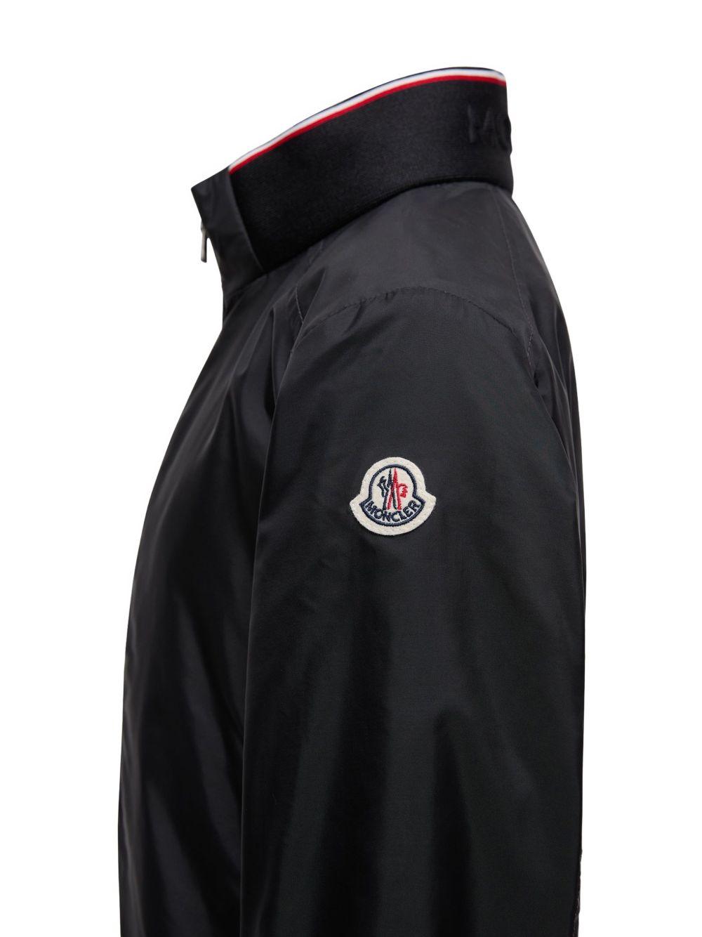 Giubbino per bambino Moncler Enfant nero con applicazione logo L19541A0003953A5E 999 MONCLER ENFANT