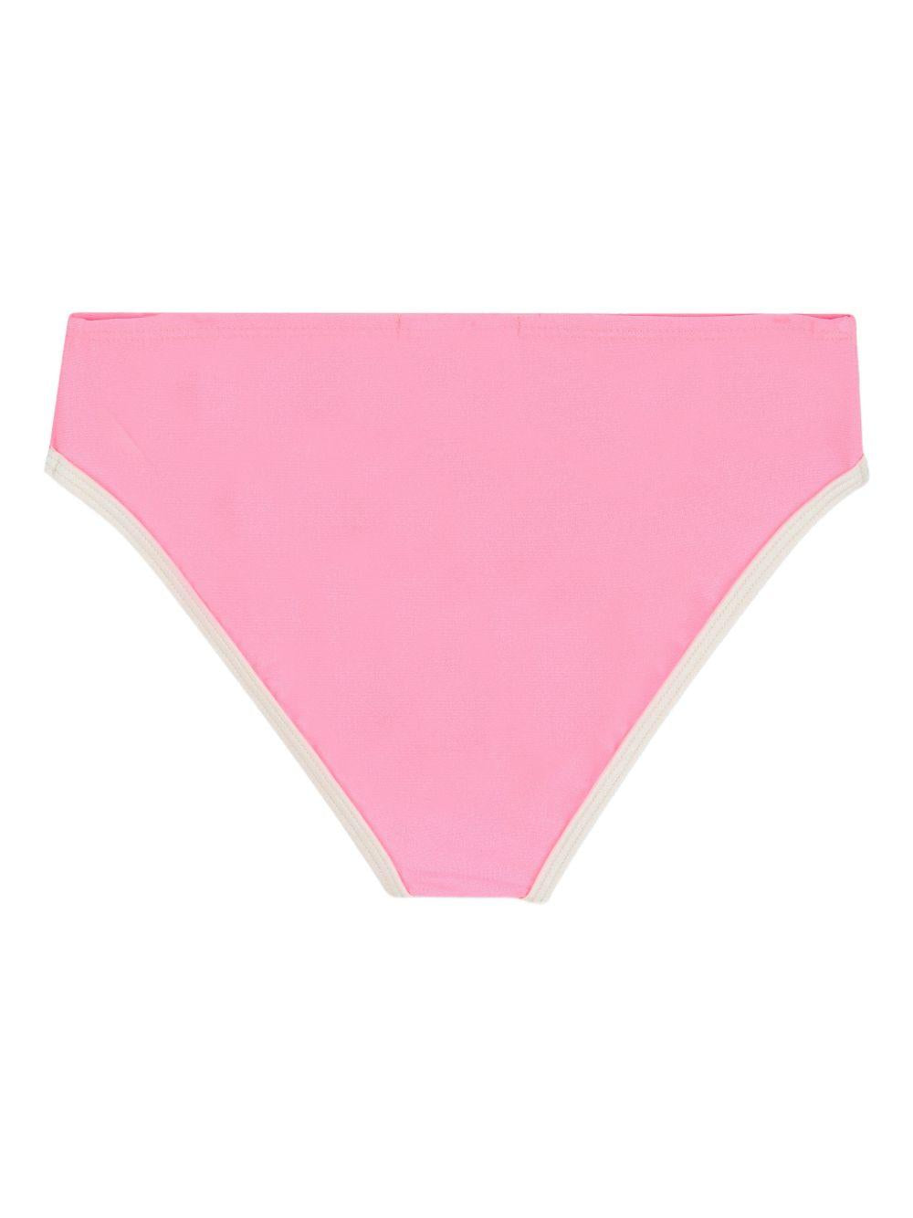 Bikini per bambina Billieblush rosa con stampa grafica U22157 499 BILLIEBLUSH
