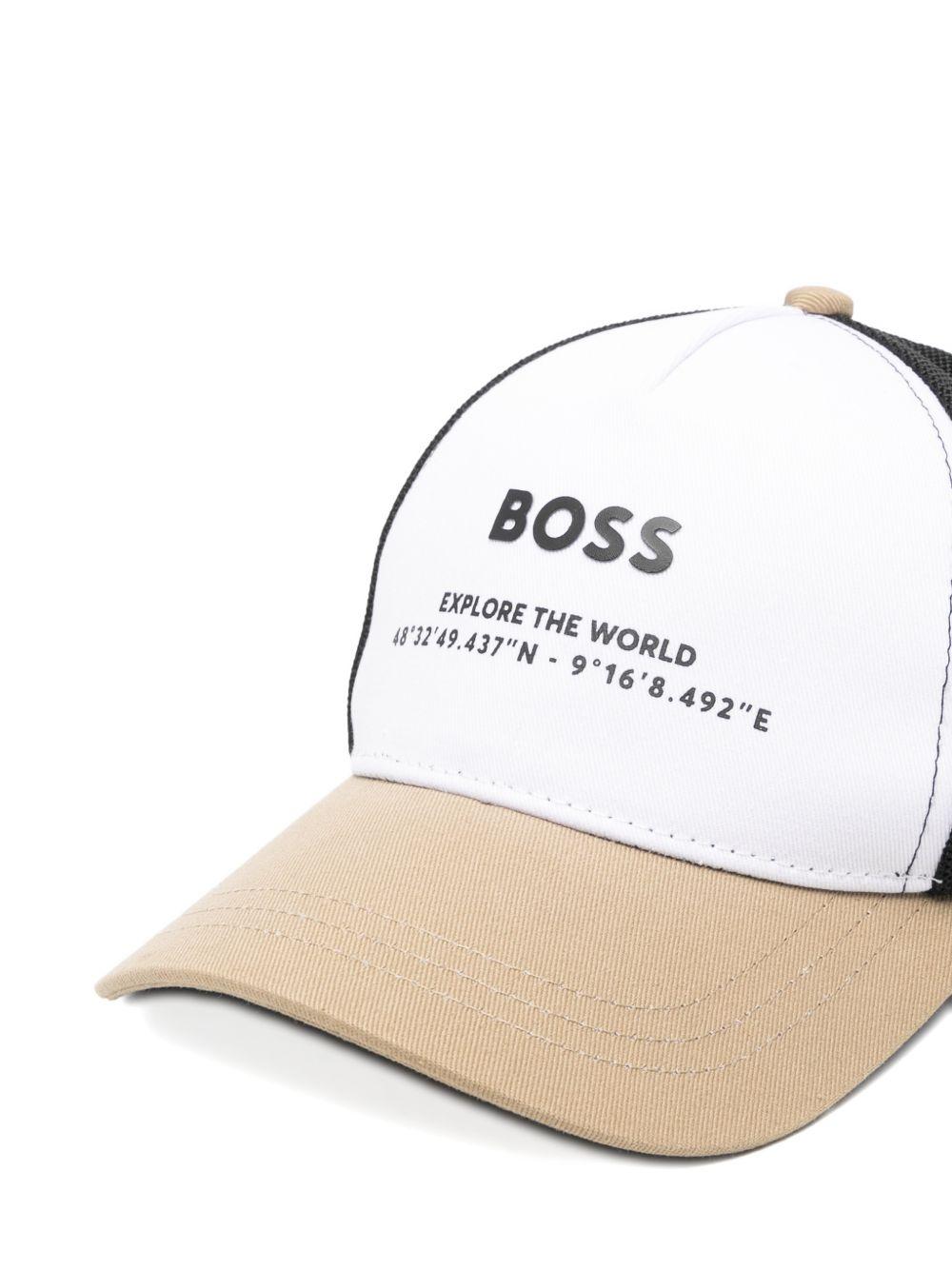 Cappello da baseball per bambino Boss Kids multicolore con logo sul davanti J53126 295 BOSS KIDS