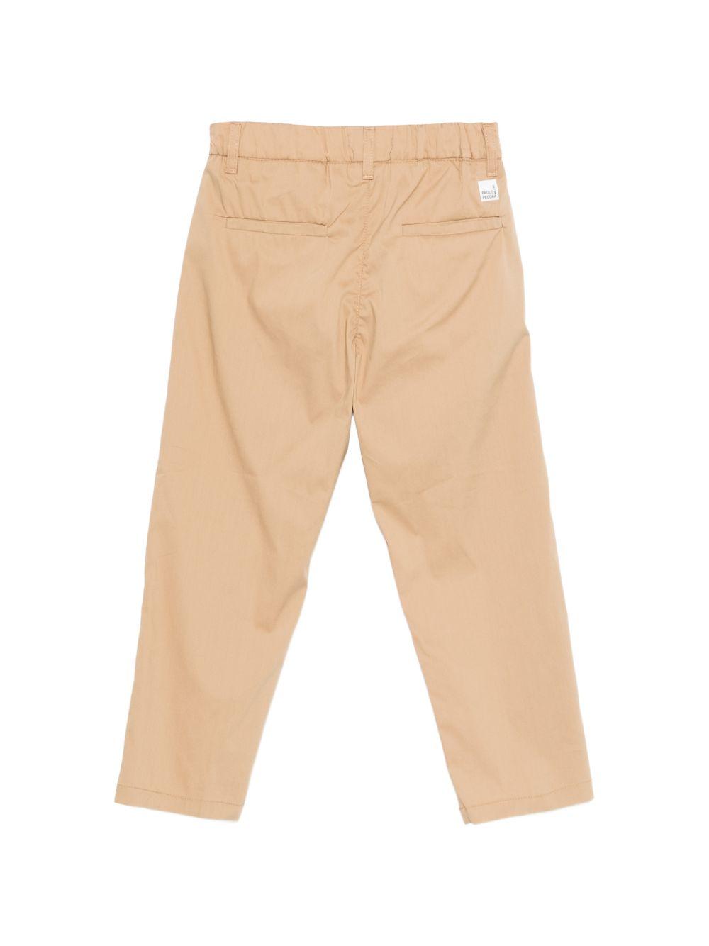 Pantaloni per bambino Paolo Pecora Kids beige con bottoni PP4314 BEIGE PAOLO PECORA KIDS
