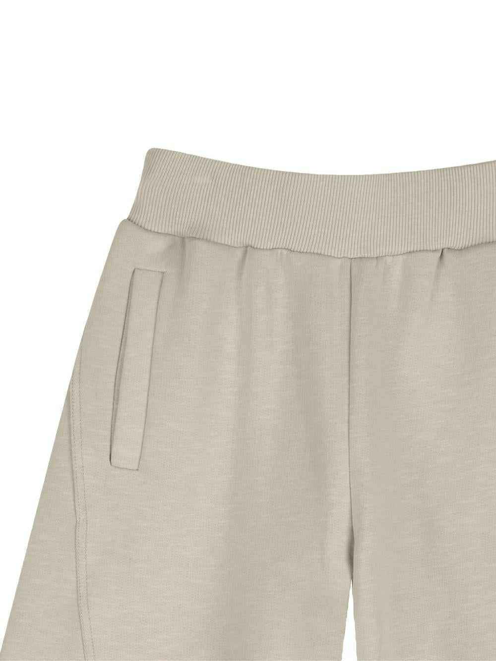 Shorts per bambino Givenchy Kids beige con bordo a coste H31106 192 GIVENCHY KIDS