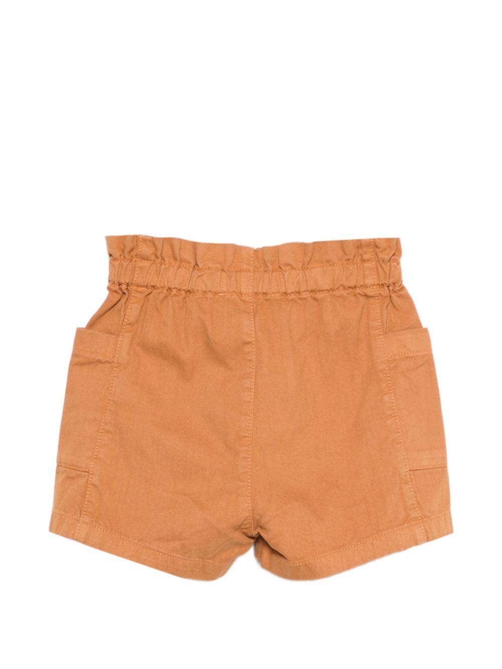 Shorts Nougat per neonato Bonpoint marroni con vita elasticizzata S06XBEW00006 066B BONPOINT