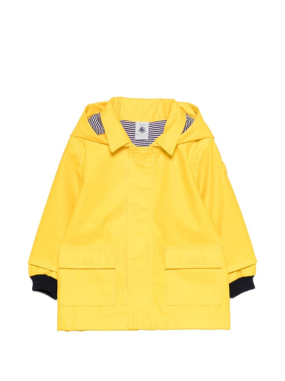 Impermeabile per neonati Petit Bateau giallo con colletto - Rubino Kids