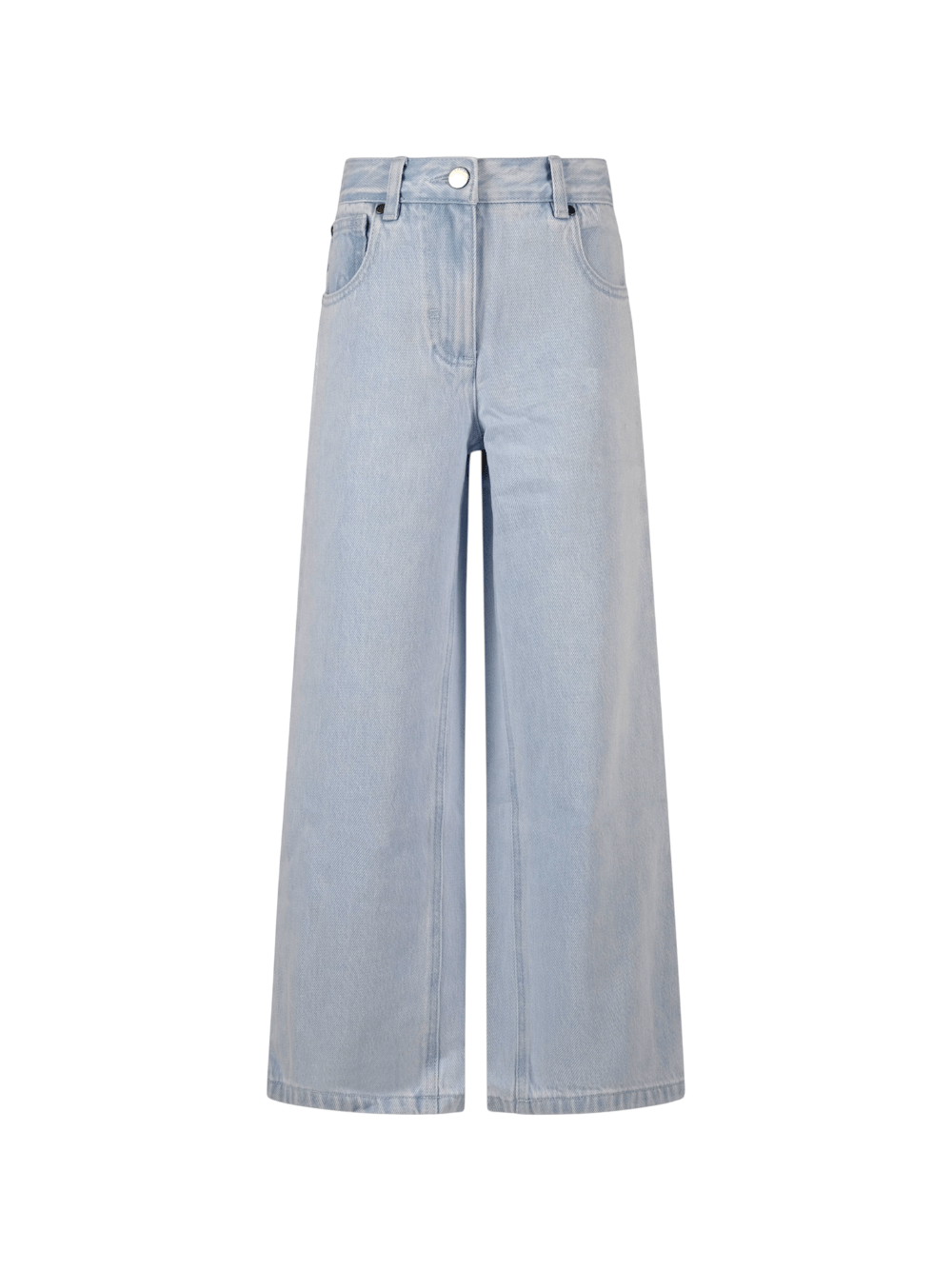 Jeans per bambina Stella McCartney Kids denim con logo sul retro - Rubino Kids