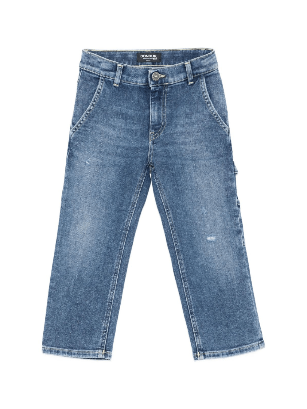 Jeans per bambino Dondup Kids denim con tasche cargo - Rubino Kids