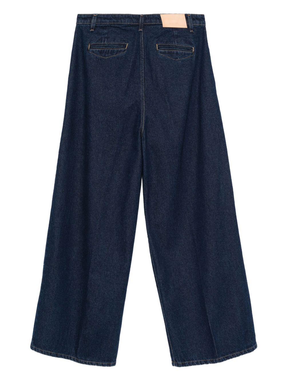 Jeans per donna Merci blu con pieghe sul davanti - Rubino Kids