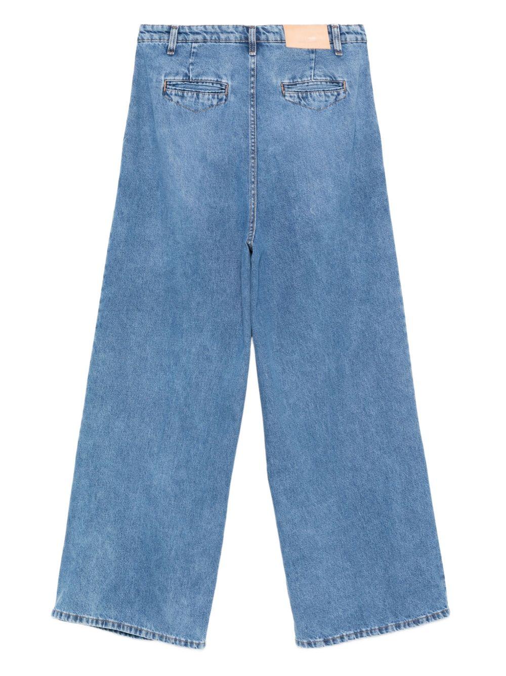 Jeans per donna Merci denim con tasca a filetto - Rubino Kids