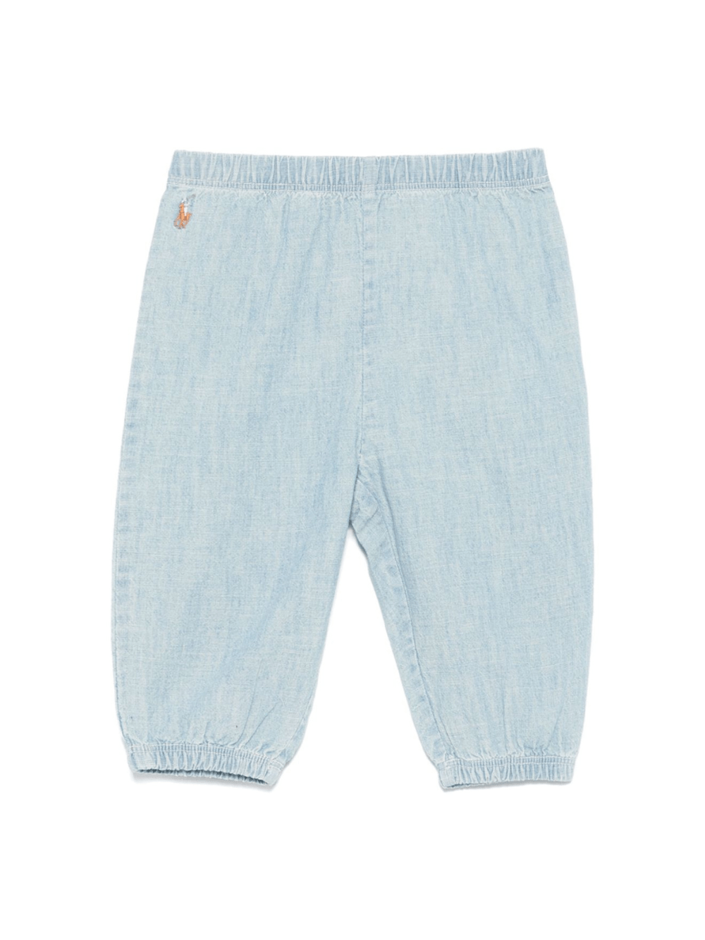Jeans per neonata POLO RALPH LAUREN KIDS azzurro con ricamo - Rubino Kids