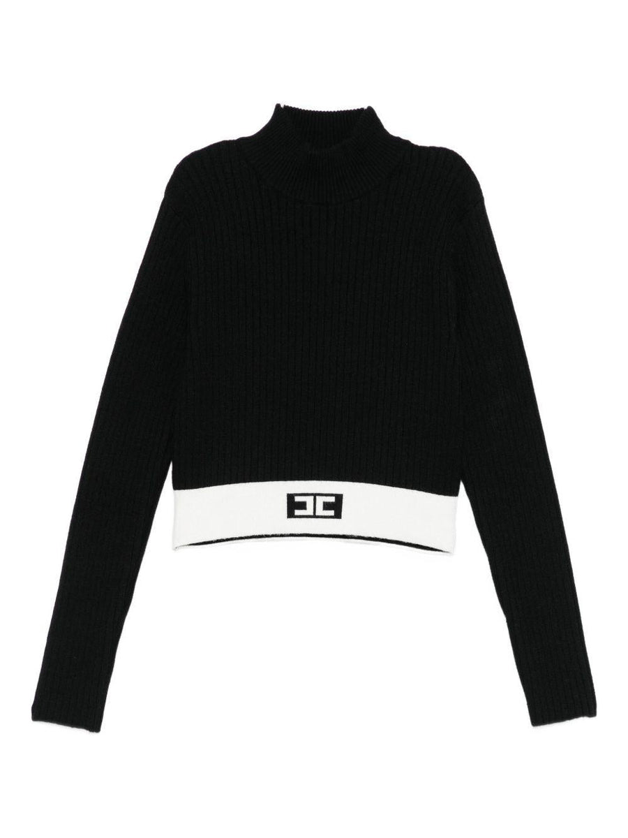 Maglione per bambina Elisabetta Franchi La Mia Bambina nero con