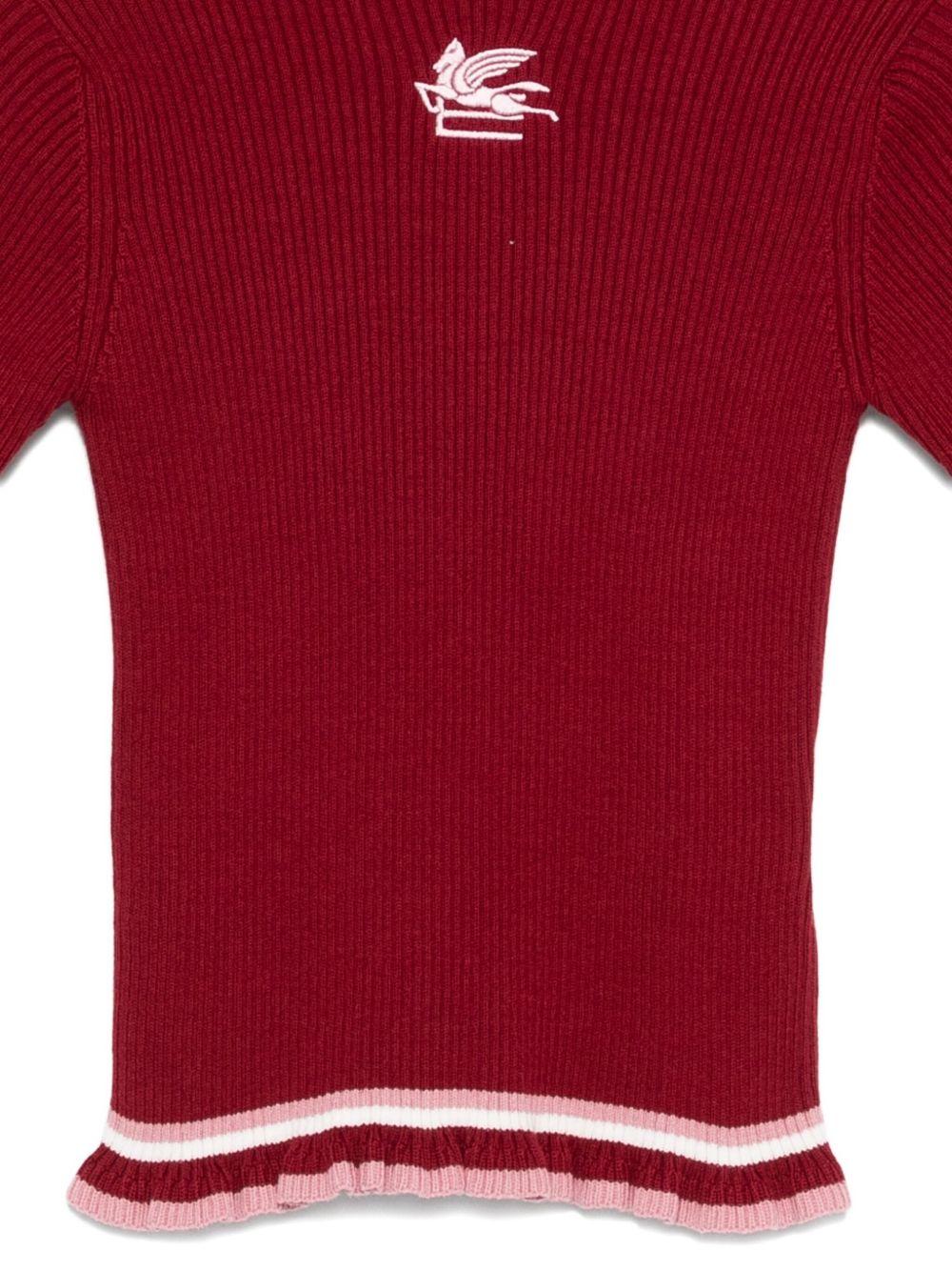 Maglione per bambina Etro Kids bianco con dettagli ricamati - Rubino Kids