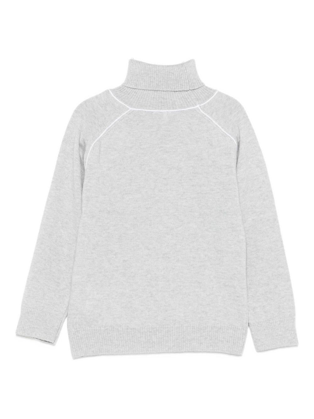 Maglione per bambino Eleventy Kids grigio con maniche raglan - Rubino Kids
