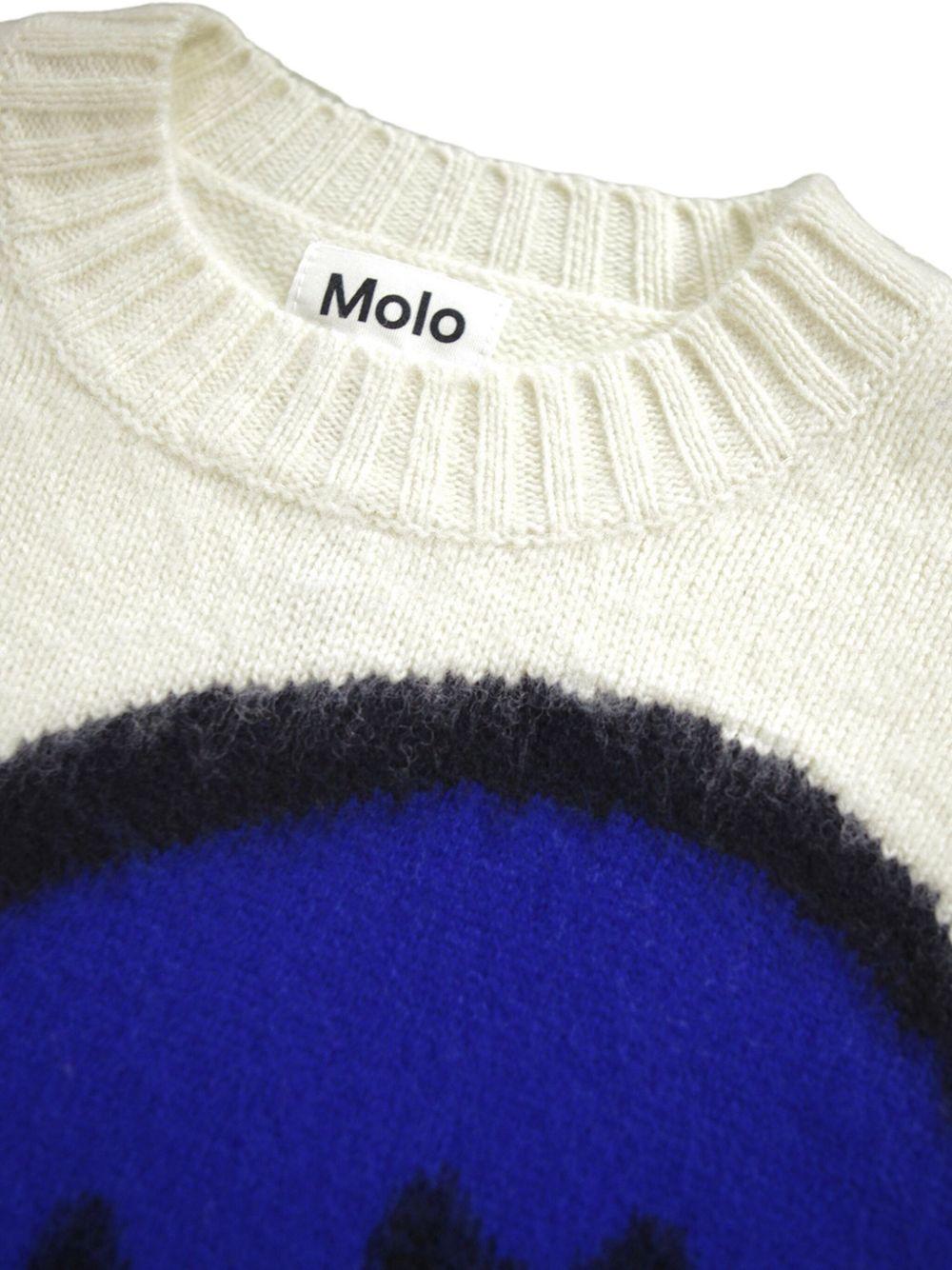 Maglione per bambino Molo bianco con stampa sul davanti - Rubino Kids