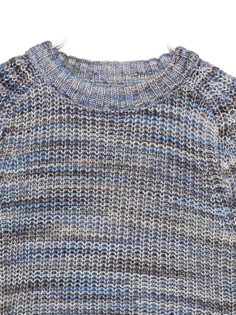 Maglione per bambino Molo grigio con motivo a strisce orizzontali - Rubino Kids