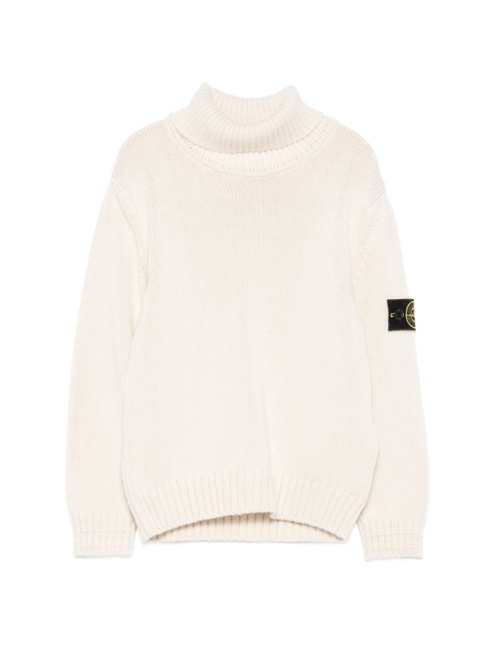 Maglione per bambino Stone Island Junior bianco con collo alto - Rubino Kids