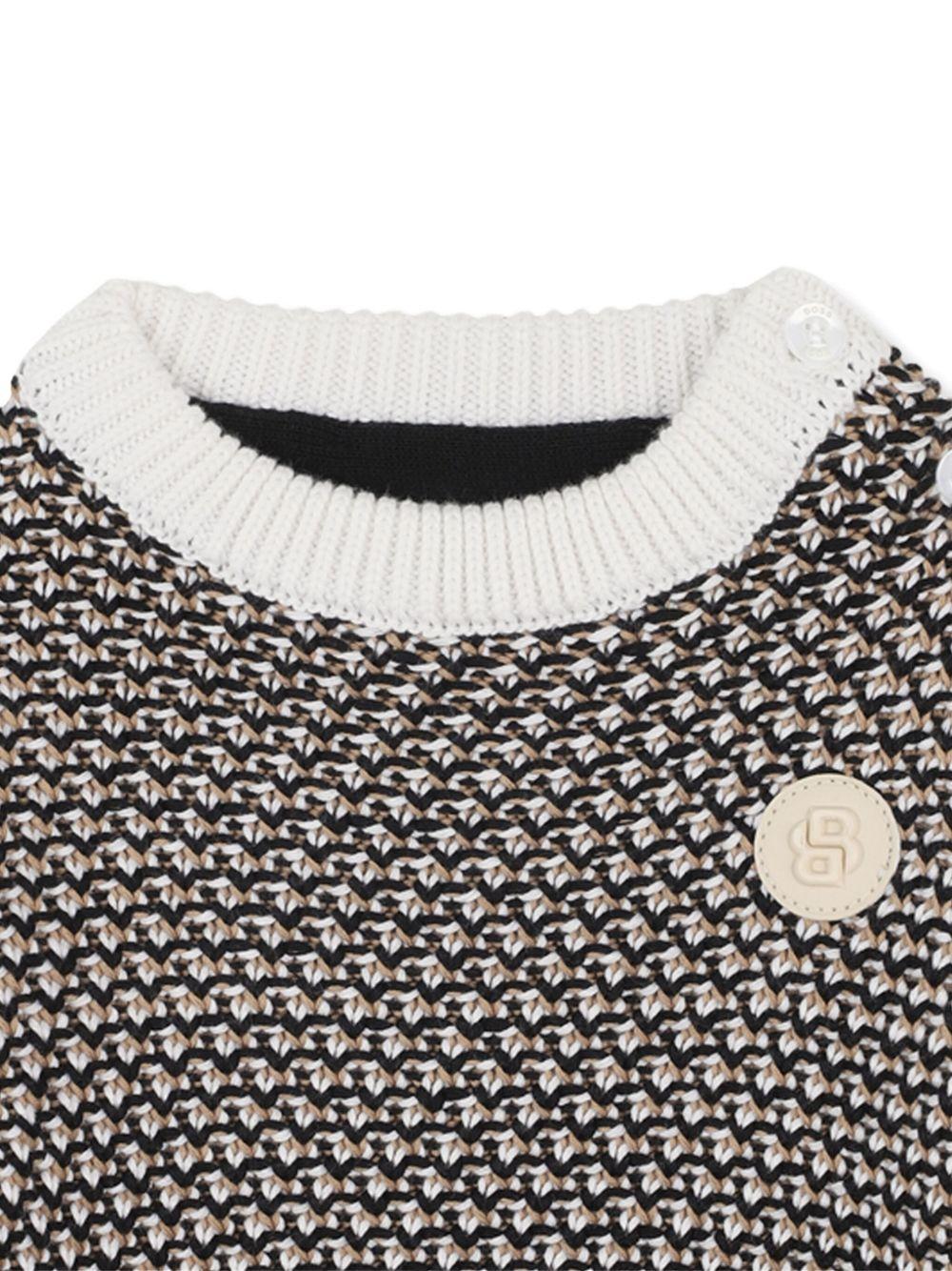 Maglione per neonato BOSS Kidswear multicolore con design chunky - Rubino Kids