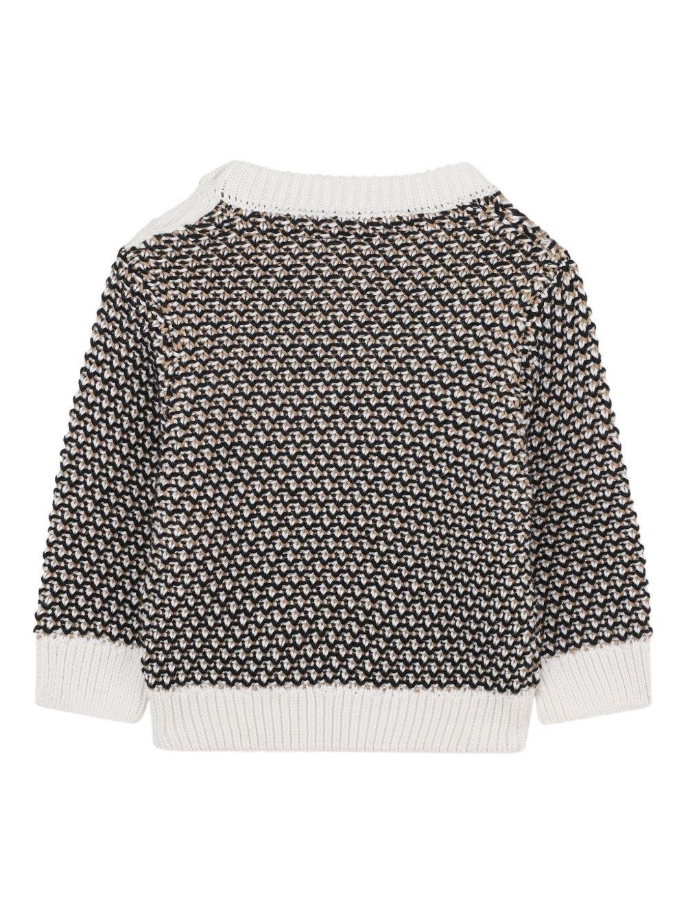 Maglione per neonato BOSS Kidswear multicolore con design chunky - Rubino Kids