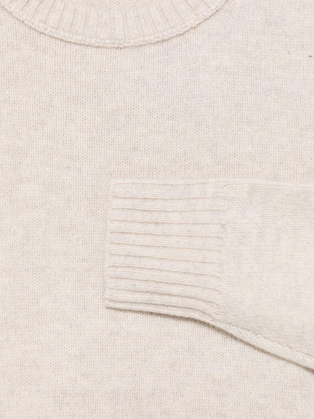 Maglione pesante per bambino Paolo Pecora Kids beige con girocollo - Rubino Kids