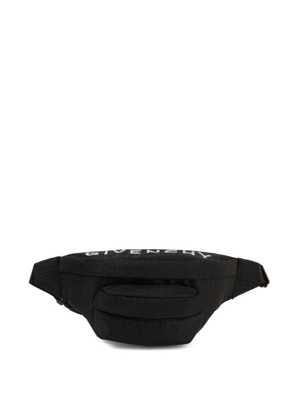 Marsupio per bambino Givenchy Kids nero con tasca con zip sul davanti - Rubino Kids