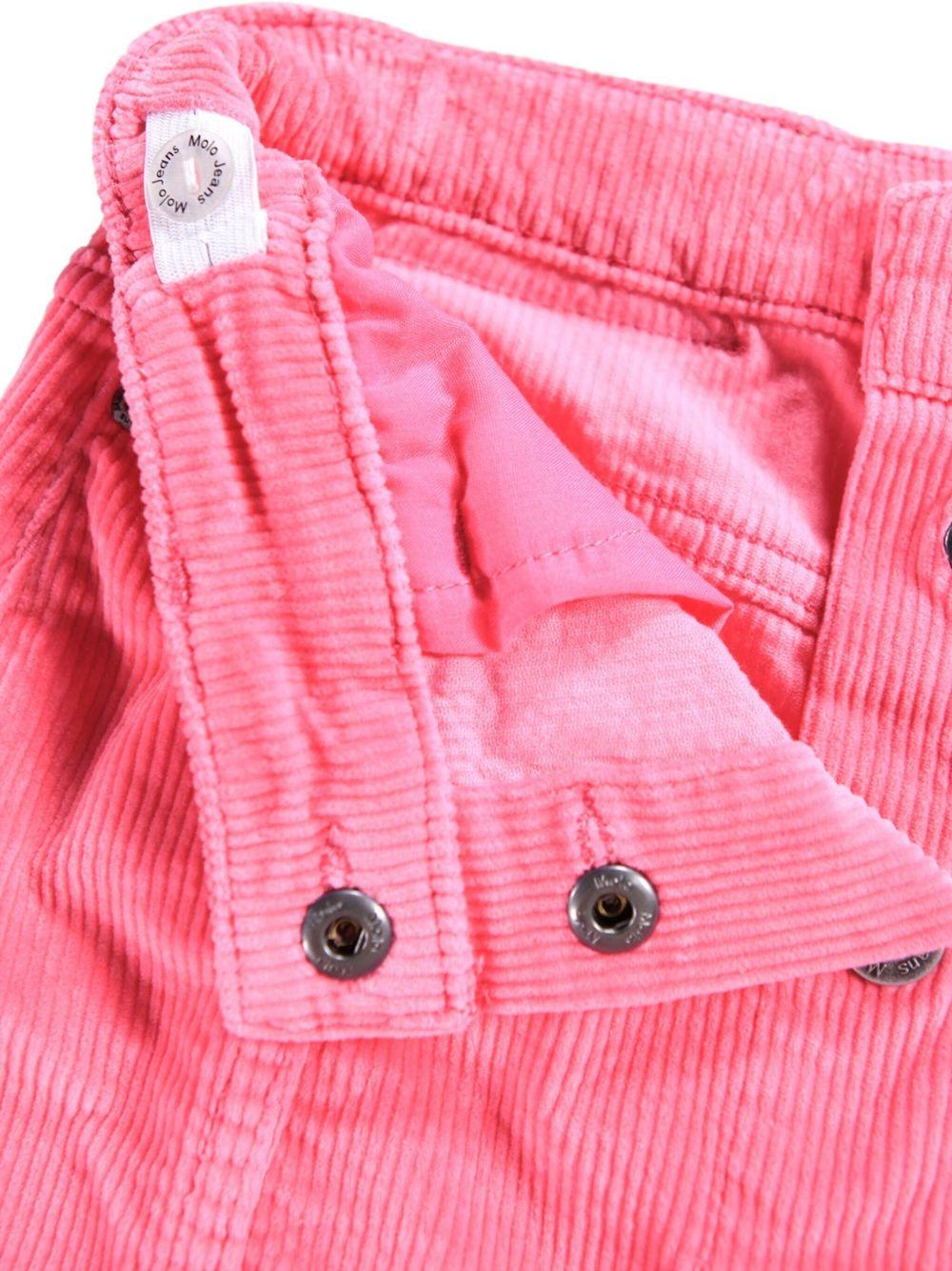 Minigonna per bambina Molo rosa con chiusura frontale con abbottonatura a pressione - Rubino Kids